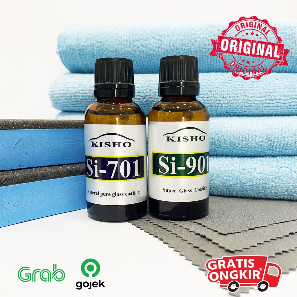 Paket Nano Ceramic Coating KISHO SI 901 dan KISHO SI 701 Asli Jepang