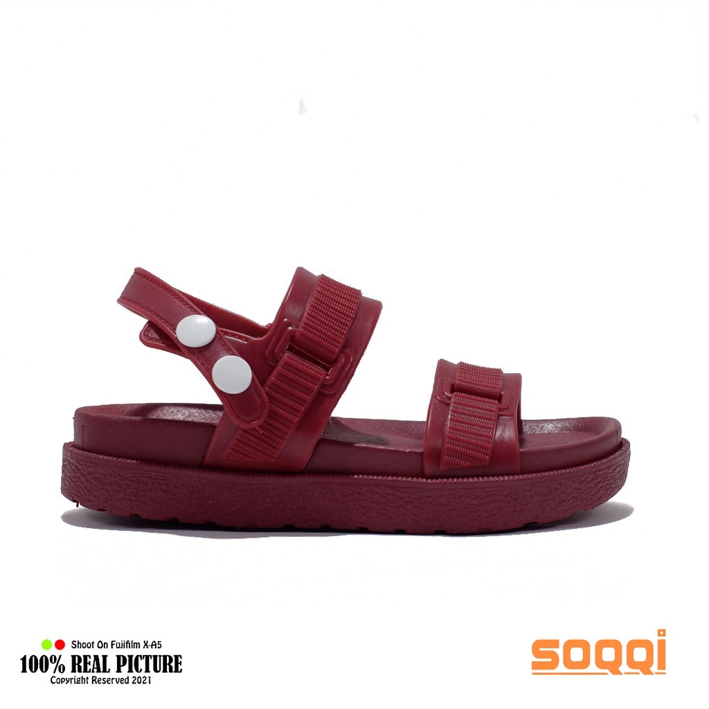 Sepatu sendal anak perempuan import jelly original sandal gunung let tali belakang anak-anak cewek karet untuk paud tk umur 5-10 tahun branded Soqqi-Bsln 2019 1K | 2019 1T promo keren lebaran cod murah 24-35