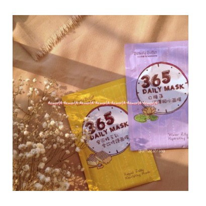 Beauty Buffet 365 Daily Mask Royal Jelly Nourishing Mask Masker Wajah Muka Beautybuffet Beauti Bufet