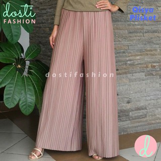 Promo Celana Kulot Panjang Wanita Model Plisket Prisket Promo Celana Kulot Panjang Wanita Model Plisket Prisket