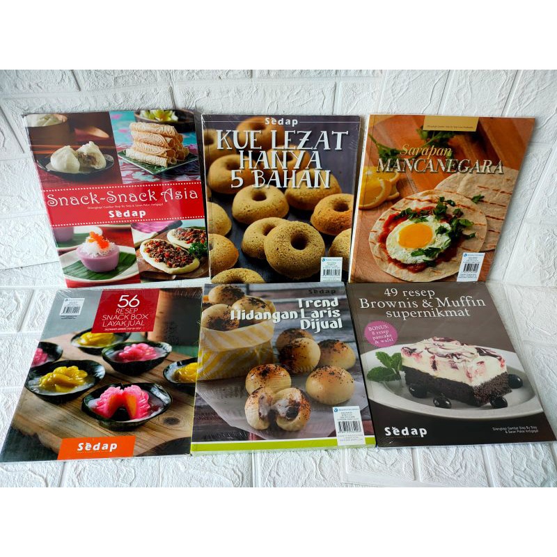 BUKU RESEP MAKANAN / RESEP DONAT / RESEP MASAKAN RUMAHAN / RESEP KUE LEZAT / SARAPAN MANCANEGARA / R
