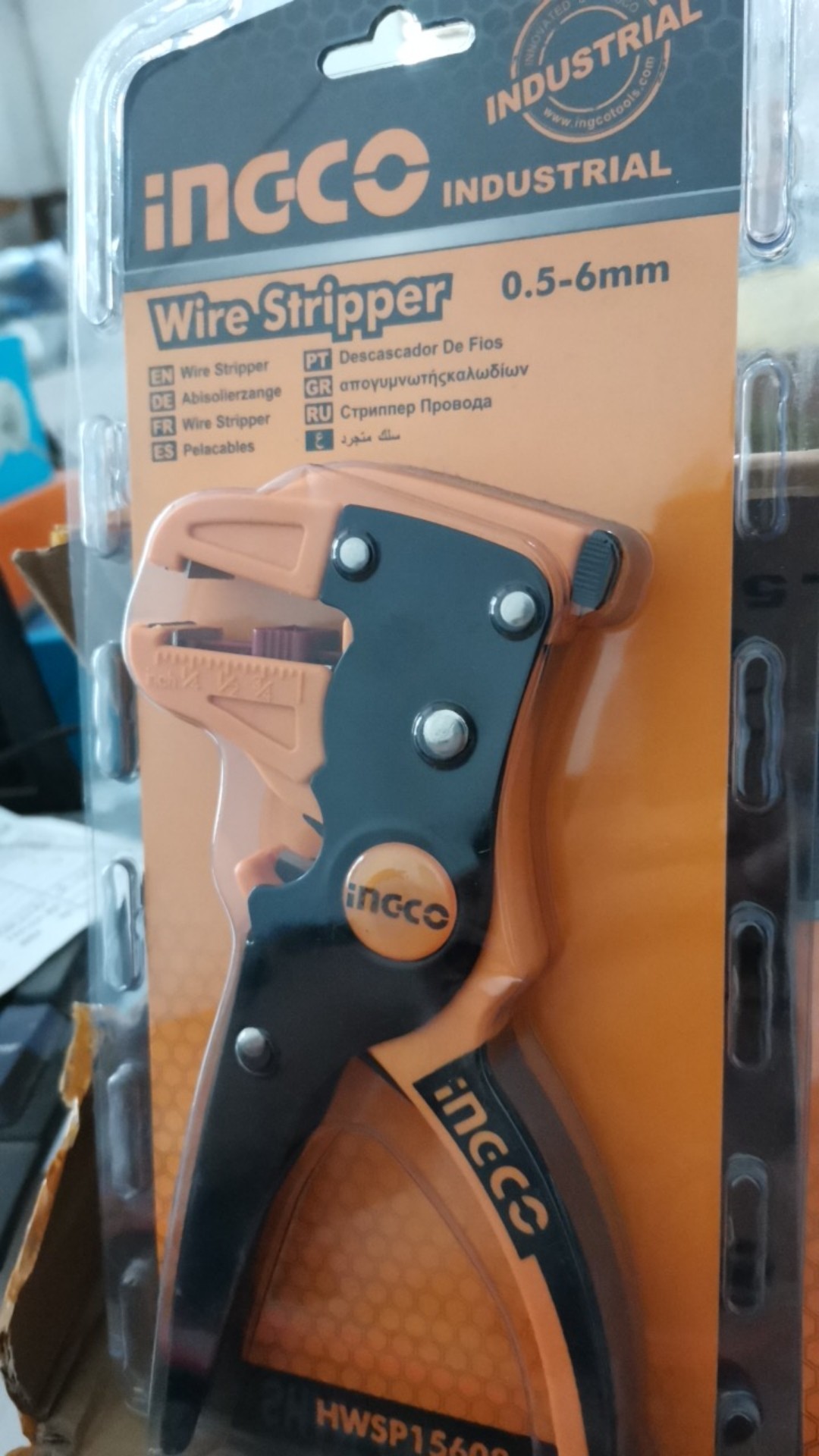 Tang Kupas Potong Pengupas Pemotong Kabel 0.5 - 6mm Ingco