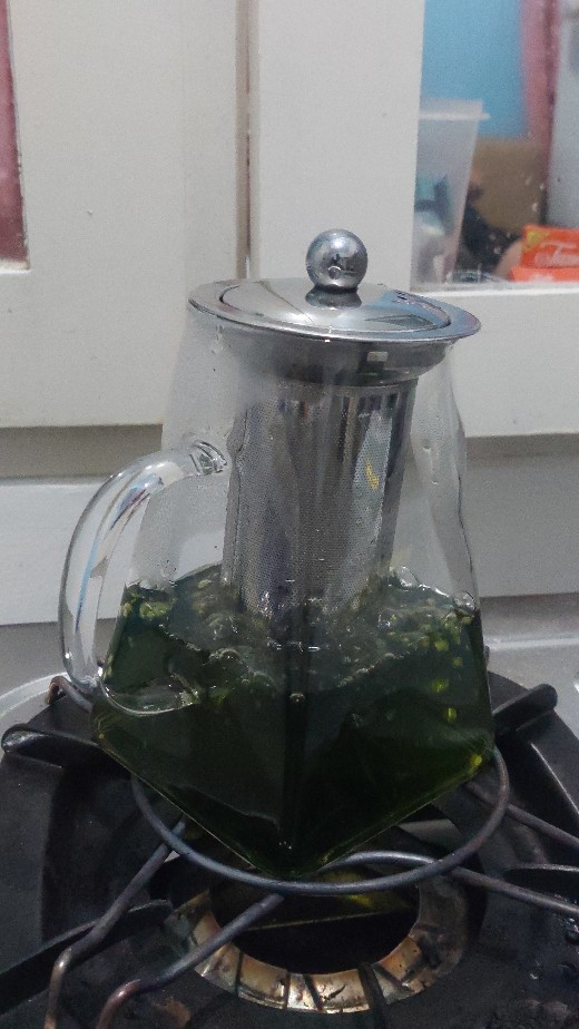 Kazu Teapot Kaca Borosilicate 950ml C20 Saringan Teh Stainless Tea Maker Teko Seduh Chinese Tea Pot