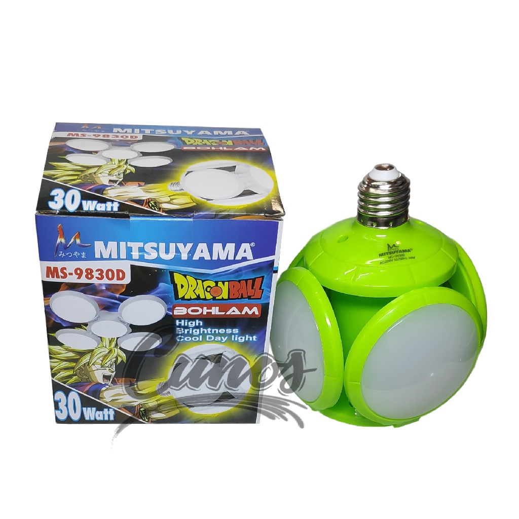 Bohlam Dragon Ball 30 Watt Mitsuyama MS-9830D Lampu Bola UFO Hias LED Football