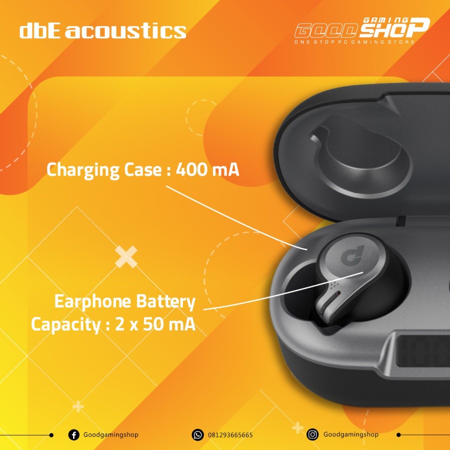 dbE TWS 10 High Fidelity True Wireless Earphone Gaming