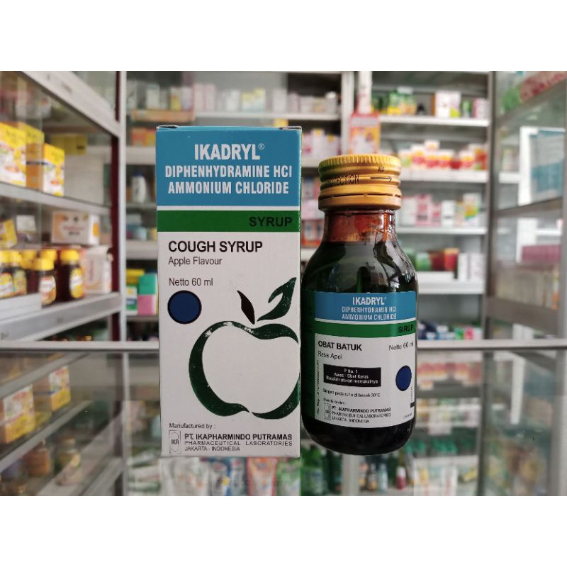 IKADRYL SIRUP 60ML | OBAT BATUK - ED 08/2024