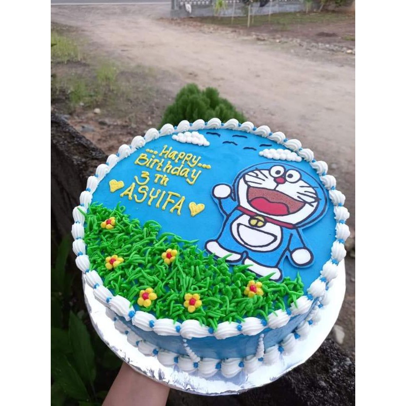 CAKE ULTAH/KUE ULANG TAHUN DORAEMON