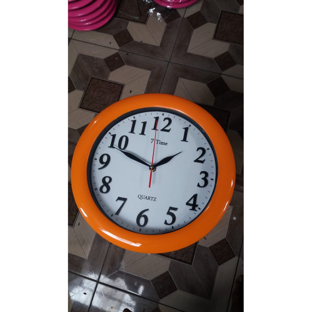 JAM DINDING BESAR 30CM JAM DINDING POLOS DIAMETER 30CM [GRATIS PAKING BUBBLE]