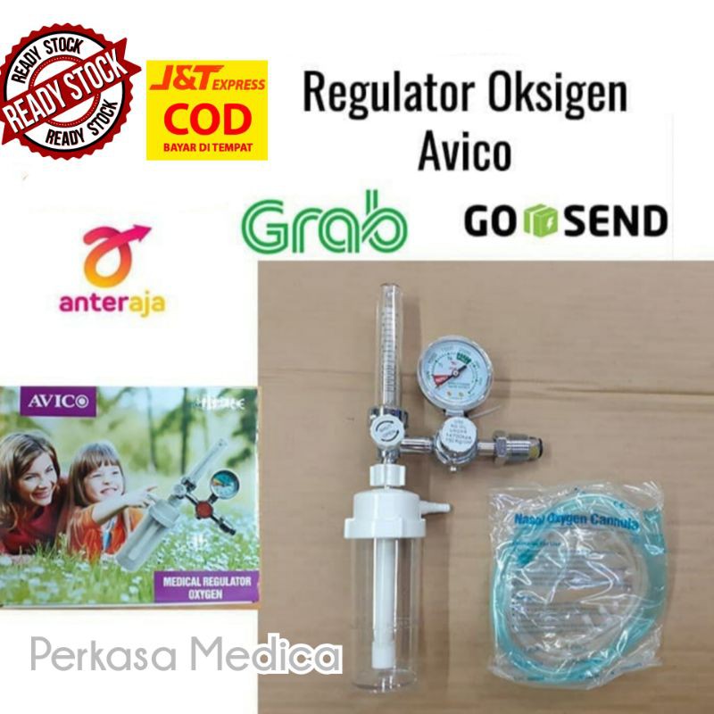 Regulator Tabung Oxygen Serenity  ijin Resmi AKL standar Medis