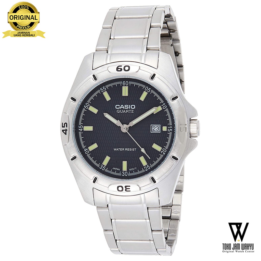 Casio MTP-1244D-8ADF - Jam Tangan Pria - Silver - Stainless Steel Bracelet