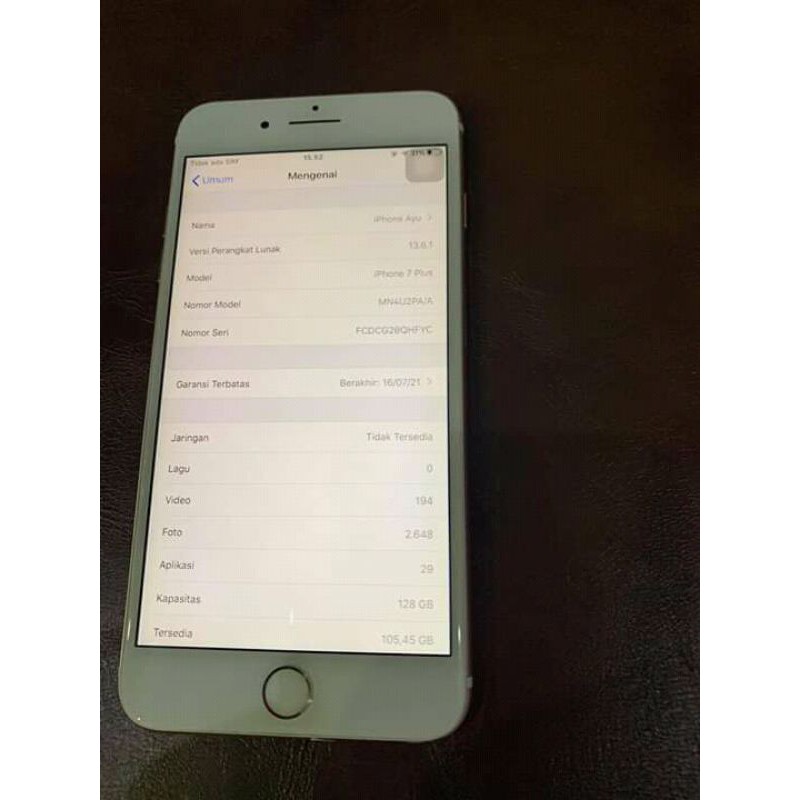 Iphone 7plus 128gb