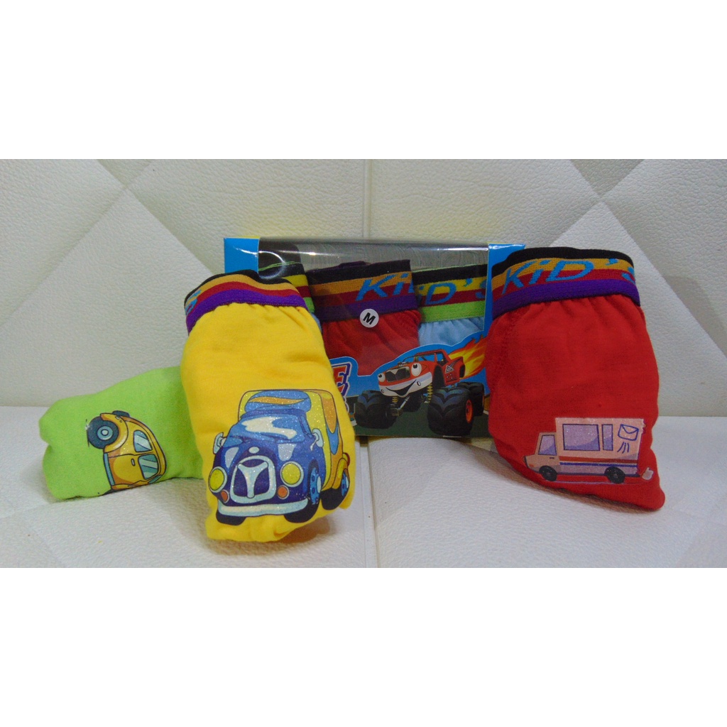 SS - 3Pcs CD Anak Cowok Agree Kids AG-207 / Celana Dalam Anak Laki laki Halus Berkwalitas