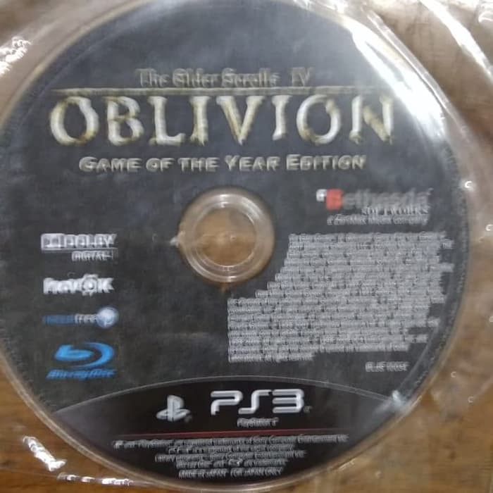 KASET PS3 SECOND OBLIVION