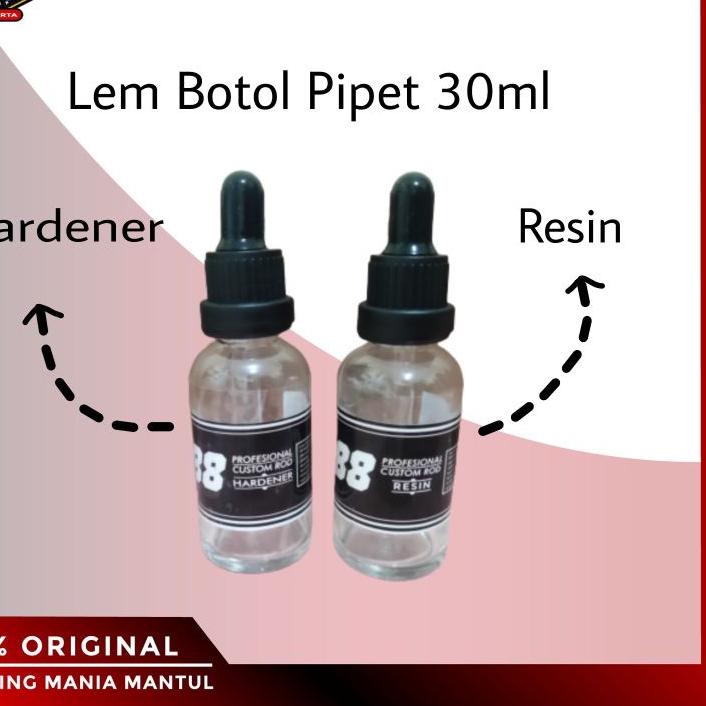 

Hot Sale - 88storejakarta Lem resin epoxy wraping custom joran botol pipet 30ml