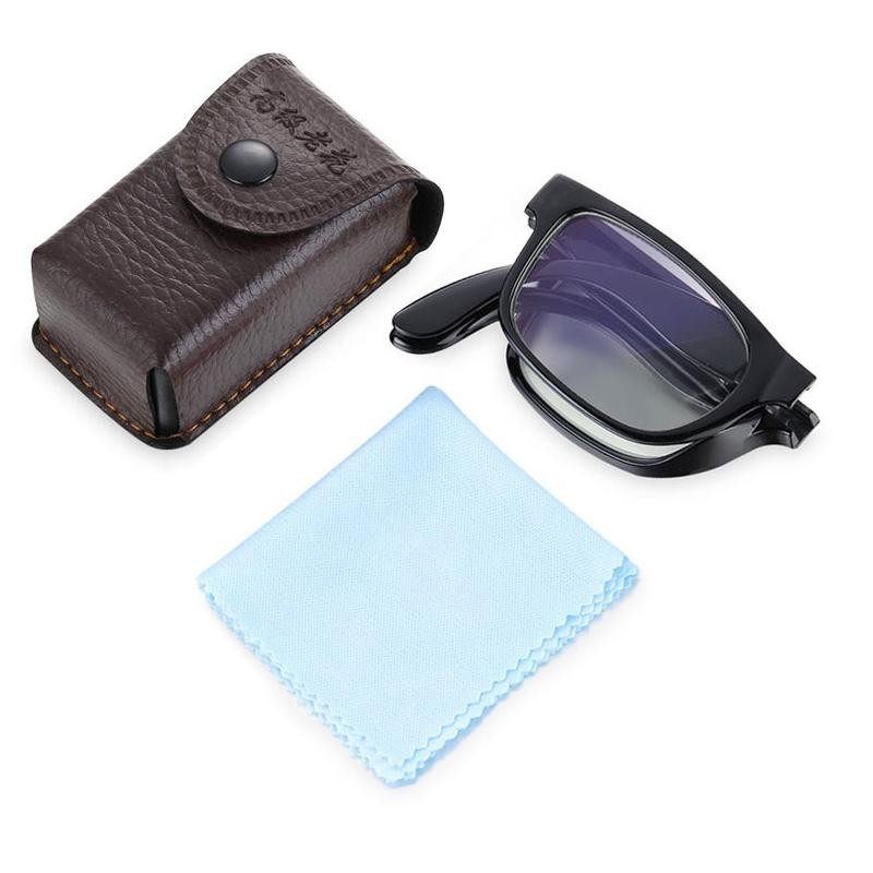 Kualitas Premium.. Kacamata Baca Plus Auto Focus Adjust Lipat Anti Radiasi Anti UV EGY