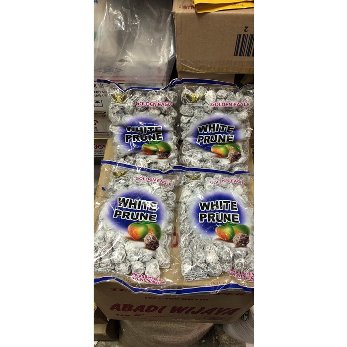 

Golden Eagle White Prune / Kiamboy / Kiamboi / Sunboi Putih 500Gr
