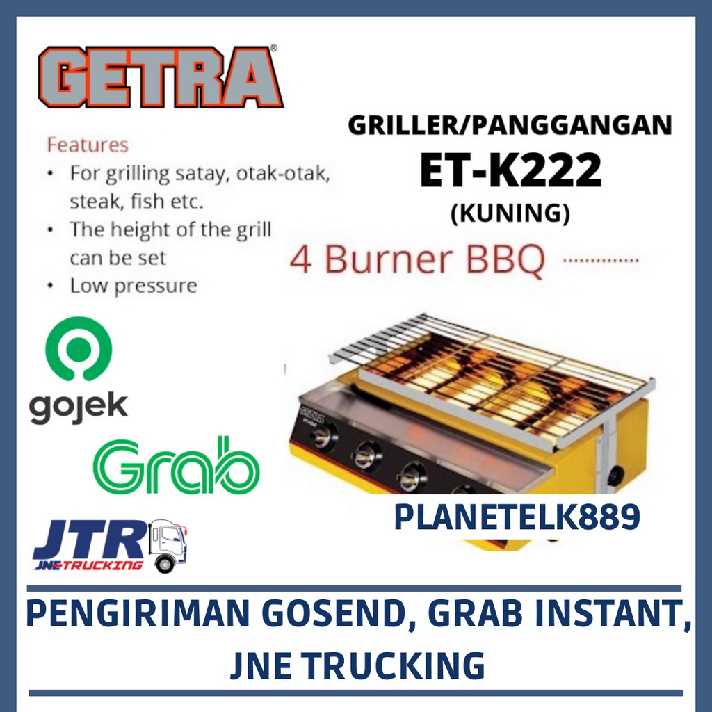 GETRA GRILLER ET-K222 PANGGANGAN GETRA WARNA KUNING