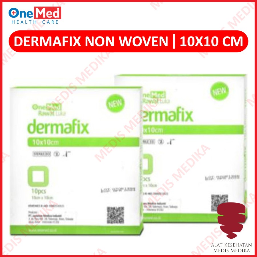 Dermafix Non Woven Plaster Plester Luka Onemed Alat P3K Isi 10 Pcs