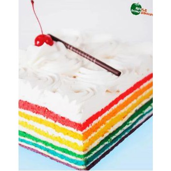 

Kue Ulang Tahun Ultah - Rainbow Cake One Stick - Free Kartu Ucapan