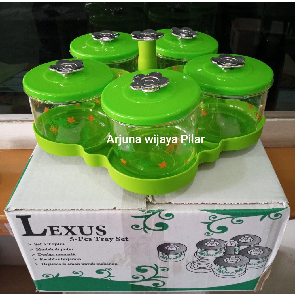 Toples Kue lebaran Lexus Tray isi 5 pcs  (+Bubble &amp; Kardus)