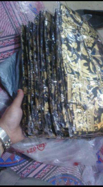 Tey-17 Batik Pria Asj Sa Hrb026 Kenongo Kemeja Tosca Pendek Pekalongan Padi M L Xl Sogan Tulis ::