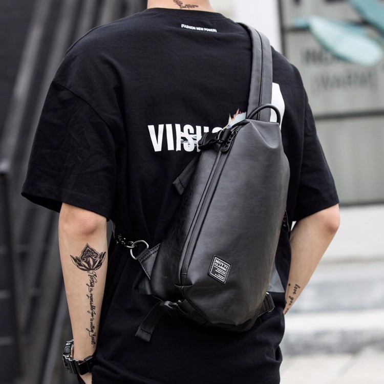 Tas Selempang Kulit Tas Pria Slingbag Slempang Original MO&Y 9029