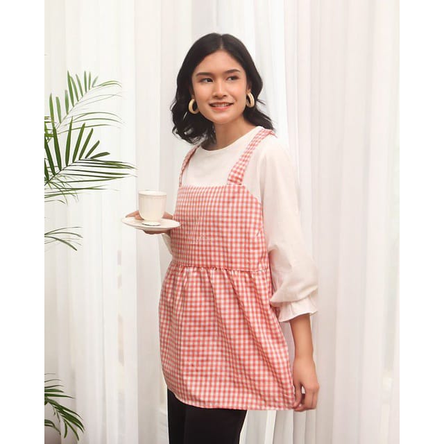 ISUKA FASHION Alirah Top Atasan Wanita Jumbo Kemeja Wanita Pakaian Wanita Jumbo-6