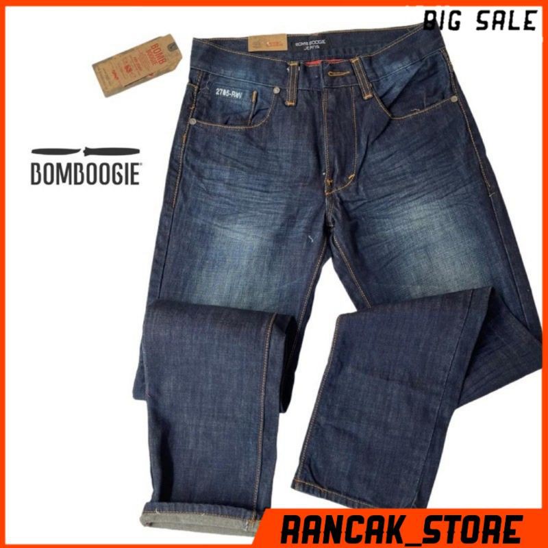 CELANA JEANS PANJANG PRIA BOOMBBOGIE GRADE ORIGINAL