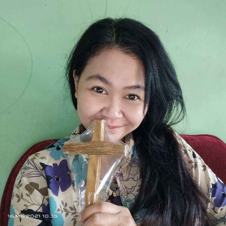 Salib Jati Polos 20cm (144)