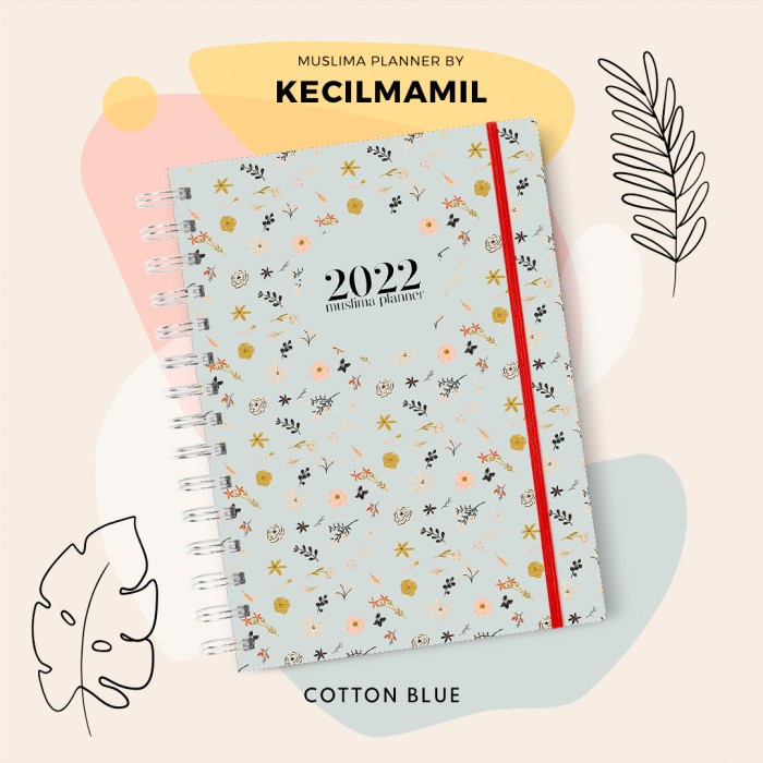 

[RESTOCK] Muslima Planner 2022 by Kecilmamil (Cover Cotton Blue)