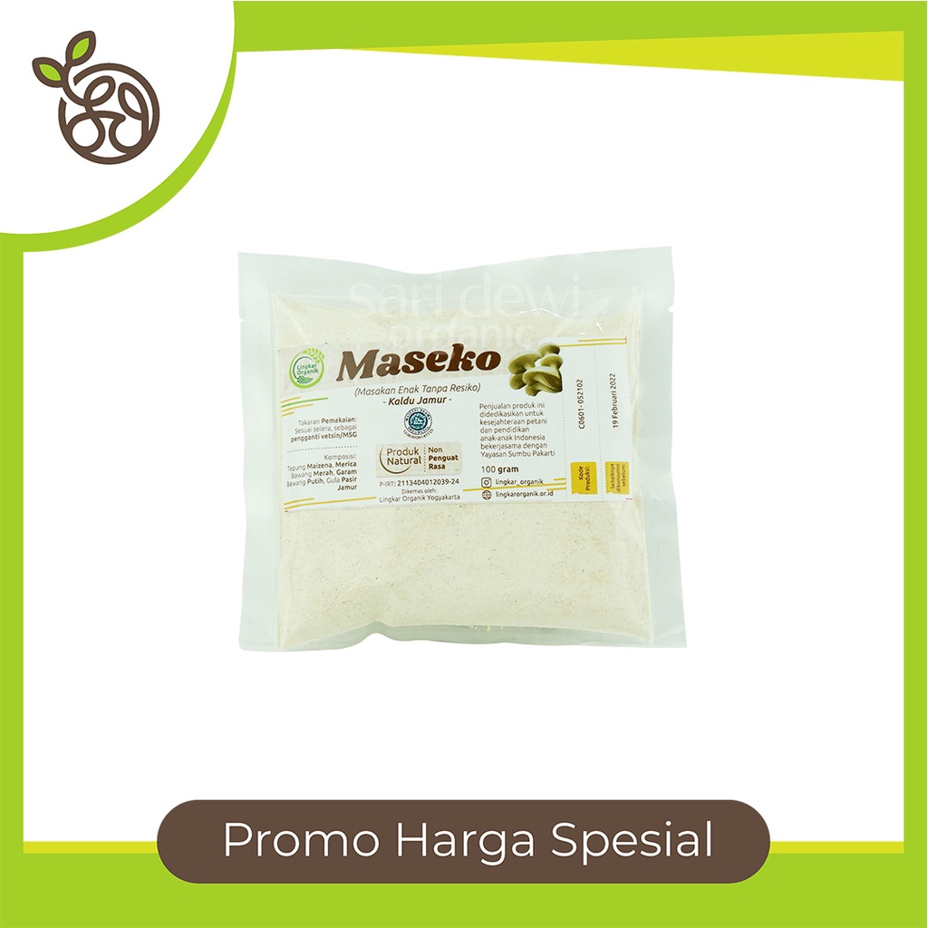 

LINGKAR ORGANIK MASEKO KALDU JAMUR NON MSG 100 GR - KALDU MPASI KALDU SEHAT