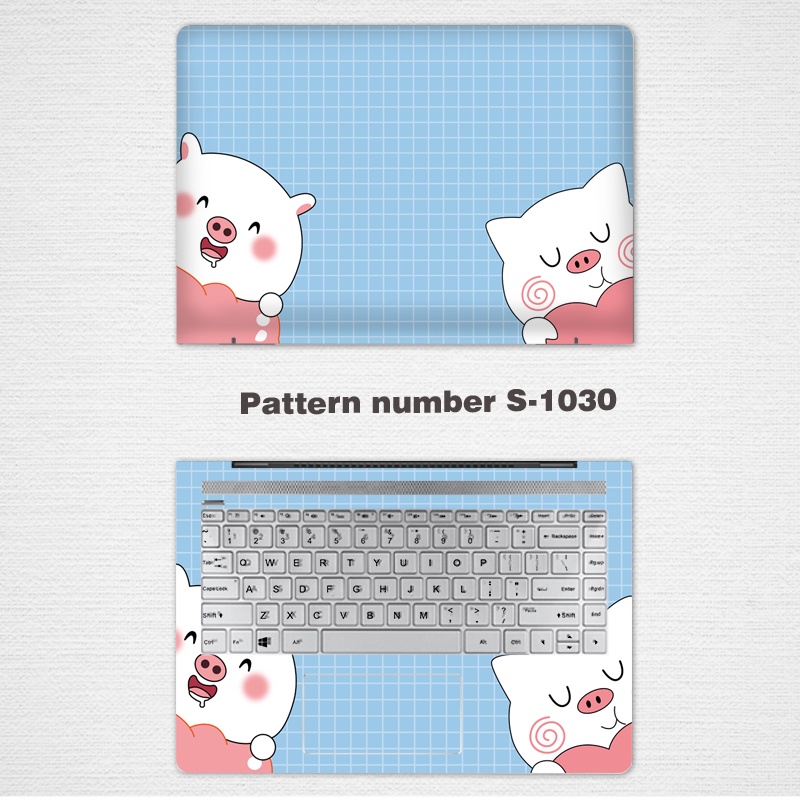 Stiker Skin Laptop Komputer 2 Sisi Motif Kartun Bahan Vinyl Untuk lenovo Ideapad 720 rescuer14isk 700 11 / 12 / 17 Inch