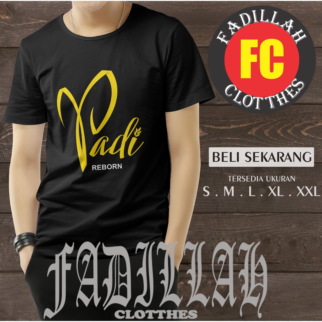 Kaos Baju Padi Reborn Kaos Band