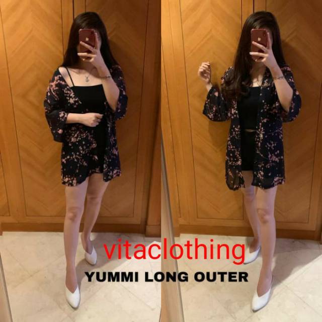Yummi Long Other,Cardigan wanita import Bkk