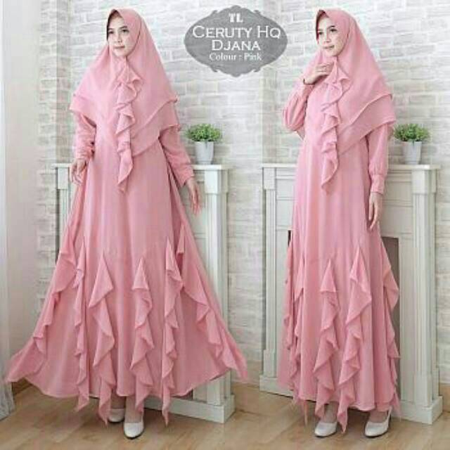 ALYA GAMIS SYARI DJANA CERUTY HIJAB FASION MUSLIM