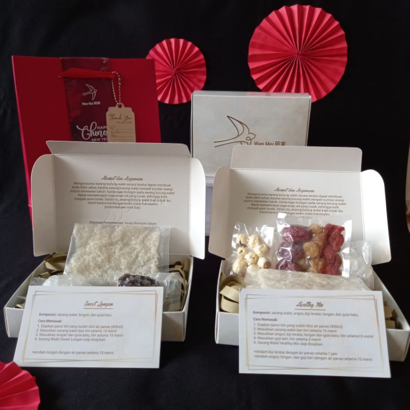 

Hampers/ paket sarang burung kalimantan