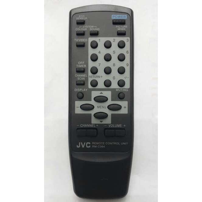 new Remot / Remote TV JVC Tabung ORIGINAL RM-C364 kualitas terbaik