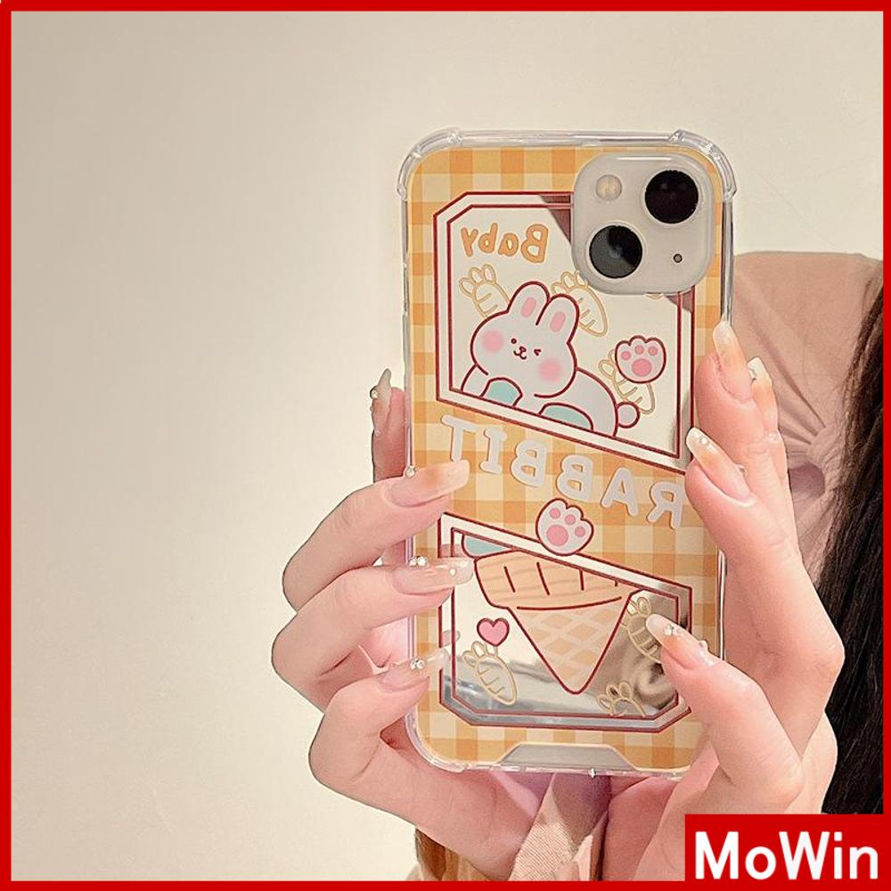 iPhone Case Acrylic Luxury Makeup Mirror Airbag Shockproof Protection Camera Cartoon Bear Cute Compatible For iPhone 11 iPhone 13 Pro Max iPhone 12 Pro Max iPhone 7Plus iPhone xr