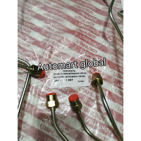 pipa Injeksi set fuso 6d22 FP418 set 6pc