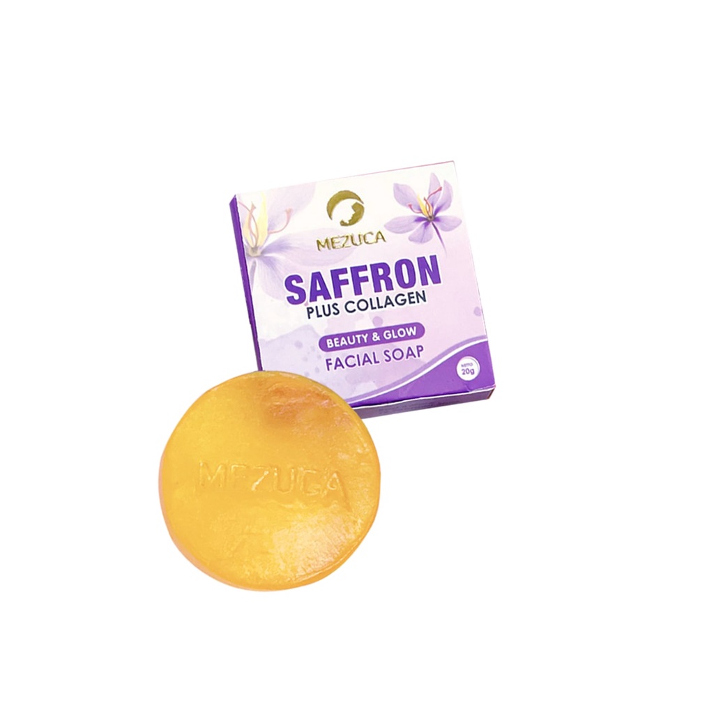 Sabun Safron Original - Sabun Saffron Bpom untuk wajah berjerawat dan pemutih wajah