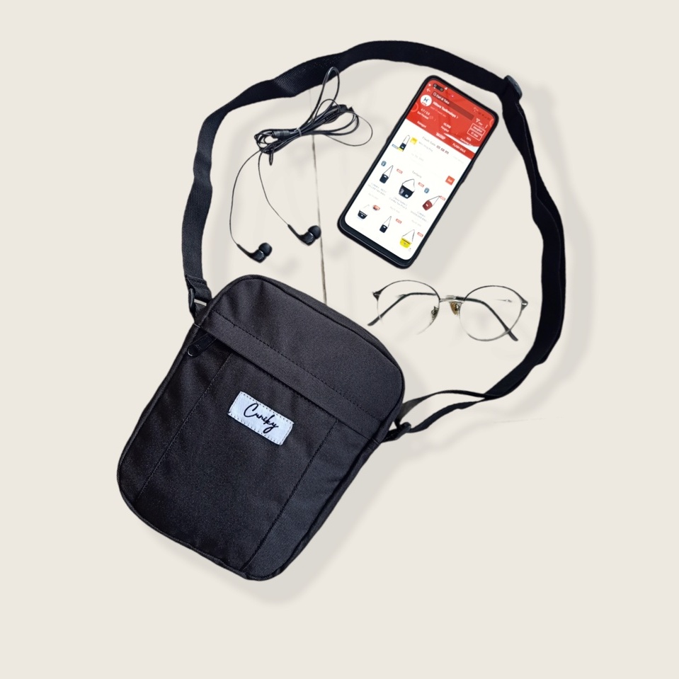 HSTR - Tas Selempang Pria Wanita Cowok Cewek Unisex | Slimbag Pria dan wanita | Tas Selempang Harian | Tas Selempang Original Distro  | Tas Selempang Pria dan wanita Slingbag Original | Crossbody Original | Tas Pinggang | Sling Pouch | SLING BAG GROSIR
