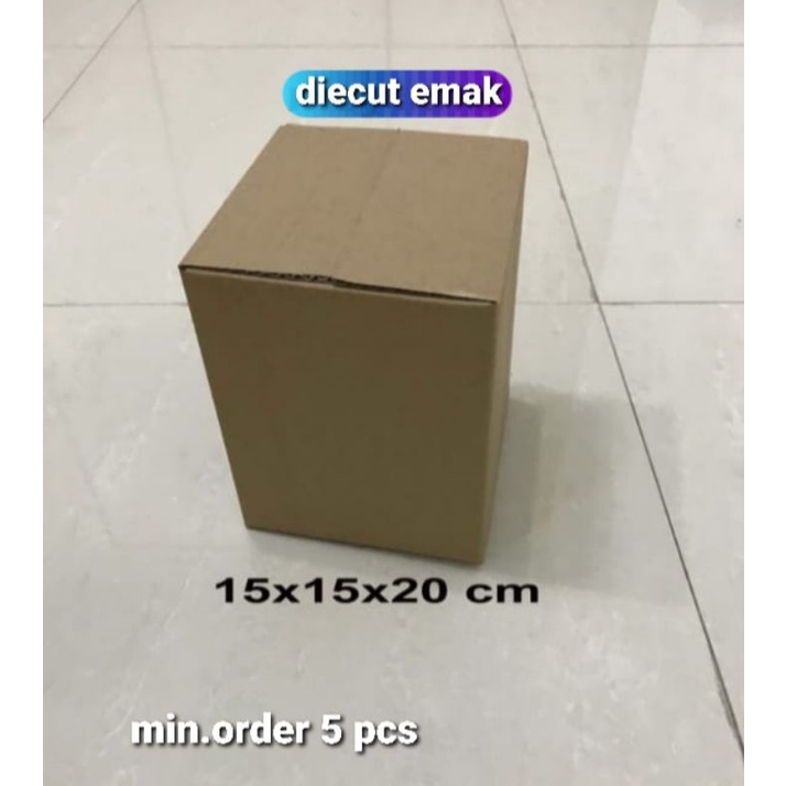 

Kardus / box / 15x15x20 cm / karton packing polos baru ST