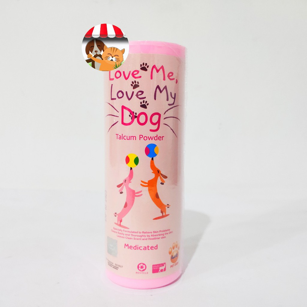 Raid All Love Me Love My Dog Talcum Powder - Medicated