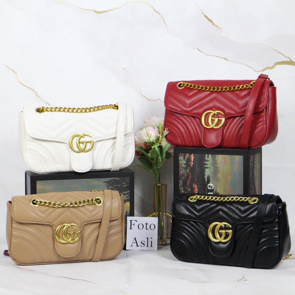 G Mārmont 9801 Shoulder bag(FreeDustBag+BubbleWrap+DalamSuedee+Noseri)