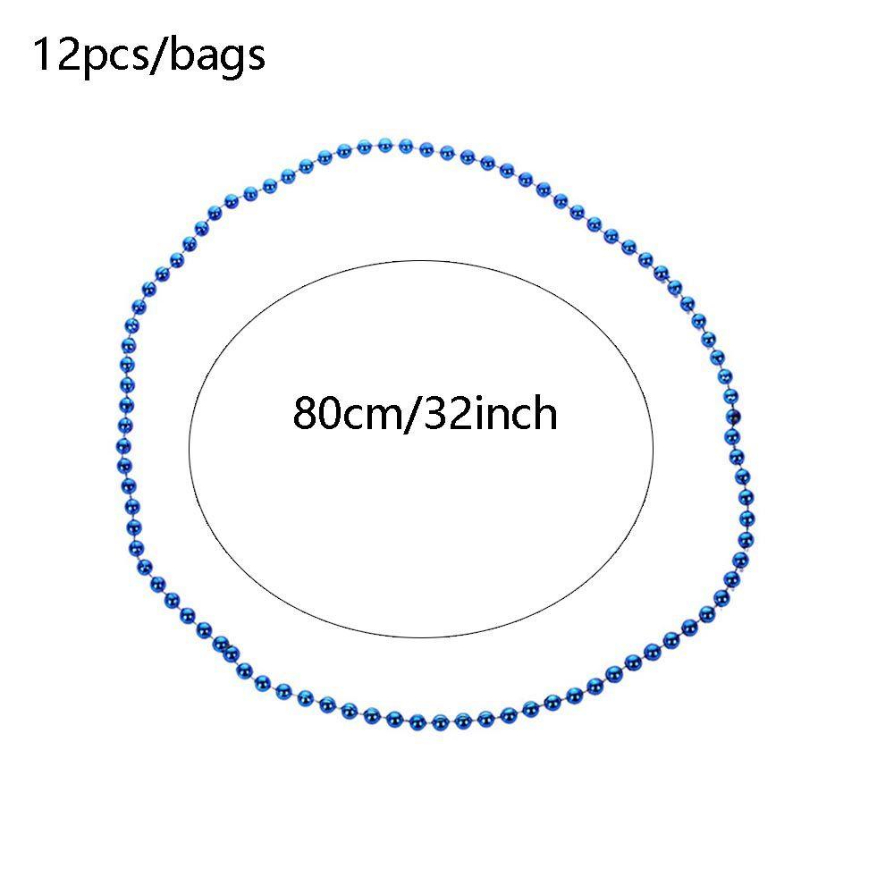 Top Mardi Gras Beads DIY Anak Pesta Dekorasi Masquerade Kostum Props Manik-Manik Kalung St. Hari Raya Patrick