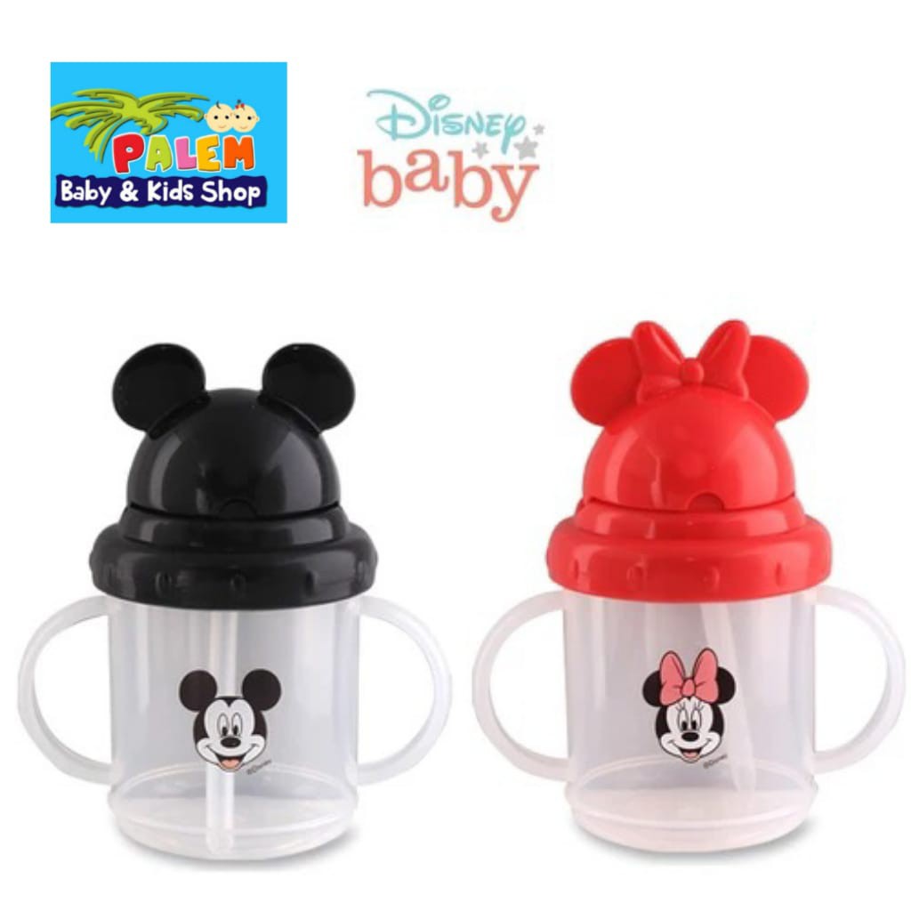 Lusty Bunny Disney Training Cup Flip Top Straw/botol minum