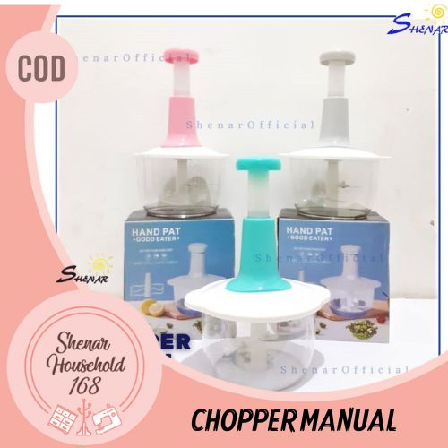 SHENAR  CHOPPER MANUAL PENGGILING DAGING BUMBU SAYURAN MANUAL CHOPPER 3 MATA PISAU / PENGIRIS SERBAGUNA MULTIFUNGSI MURAH VIRAL UNIK  CHOPPER JUMBO / ALAT PENCACAH DAGING / CHOPPER TEKAN / ALAT PENGGILING DAGING - BISA COD