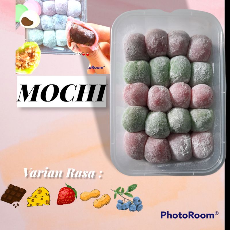 

Mochi isi 20 pcs berbagai rasa