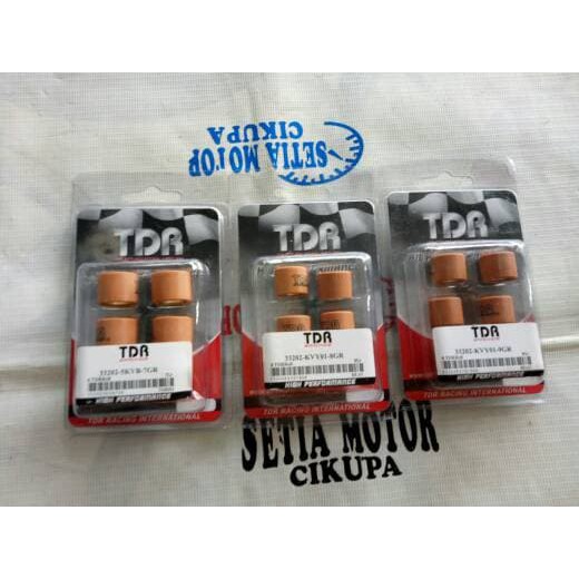 Roller Tdr Vario 7 - 8 - 9 Gram Original Tdr Racing Beat Injeksi - Variasi Motor