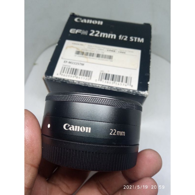 lensa fix 22mm for mirrorless canon eos M eos M10 eos M3 eos M5 eos M6 eos M50 eos M100 eos M200